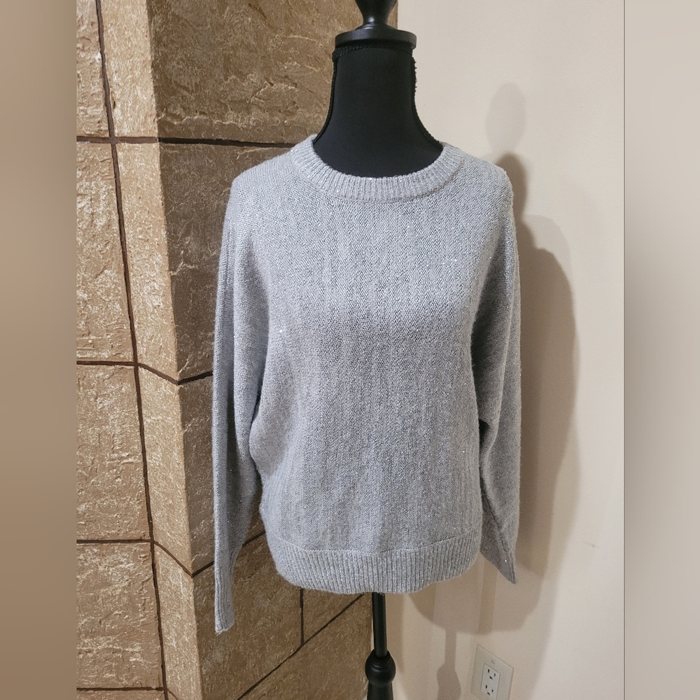 DKNY Light Gray Women's Crew Neck Sweater